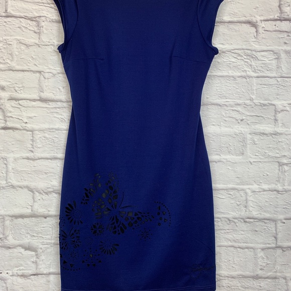 Beautiful blue and black Desigual Dress Size XL - Picture 7 of 11